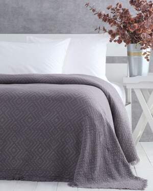 Покривало на ліжко PAVIA Carola Antracite 220х240