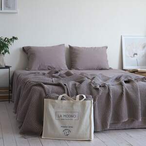 Покрывало вафельное LA MODNO PIKE STONEWASHED Beige 220х240