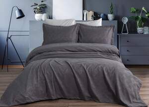 Покривало на ліжко Modabox 240x260 Belkiz Antrasit