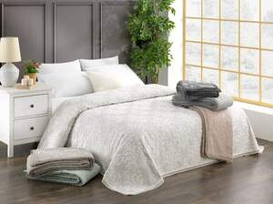 Махрове покривало на ліжко Moss zeren 220х240