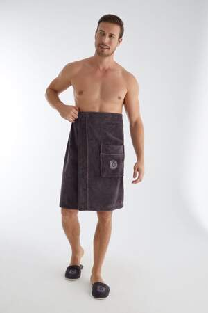 Чоловічий набір для сауни Nusa 040 + тапочки