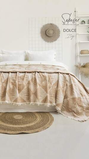 Муслінове покривало на ліжко Saheser Dolce 240х260