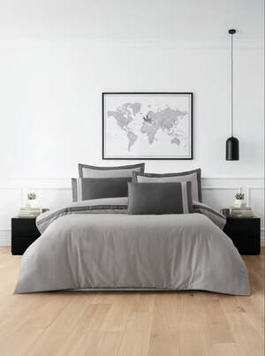 Постільна білизна з сатину La romano ALARA ASH