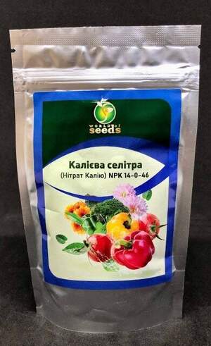 Добриво Калієва селітра (нітрат калію) 100 г Wos Добриво Калієва селітра (нітрат калію) 100 г Wos