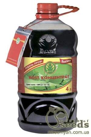 ROST-концентрат (калійний), NPK 5-10-15, 4 л ROST-концентрат (калійний), NPK 5-10-15, 4 л