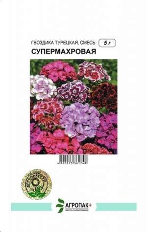 Гвоздика турецька Супермахрова, суміш - 5 грам А Гвоздика турецька Супермахрова, суміш - 5 грам А