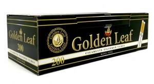 Цигаркові гільзи з фільтром для набивання тютюном/Golden Leaf/ 200шт