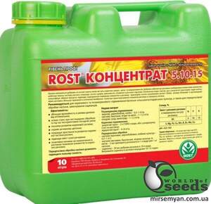 ROST-концентрат (калійний), NPK 5-10-15, 10 л ROST-концентрат (калійний), NPK 5-10-15, 10 л